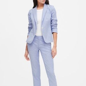 Classic Linen-Cotton Blazer